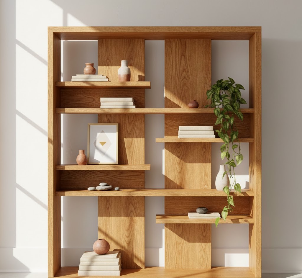 Wooden display organizer